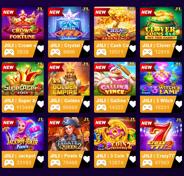 SSBet77 Casino Screenshot of JILI Slot games