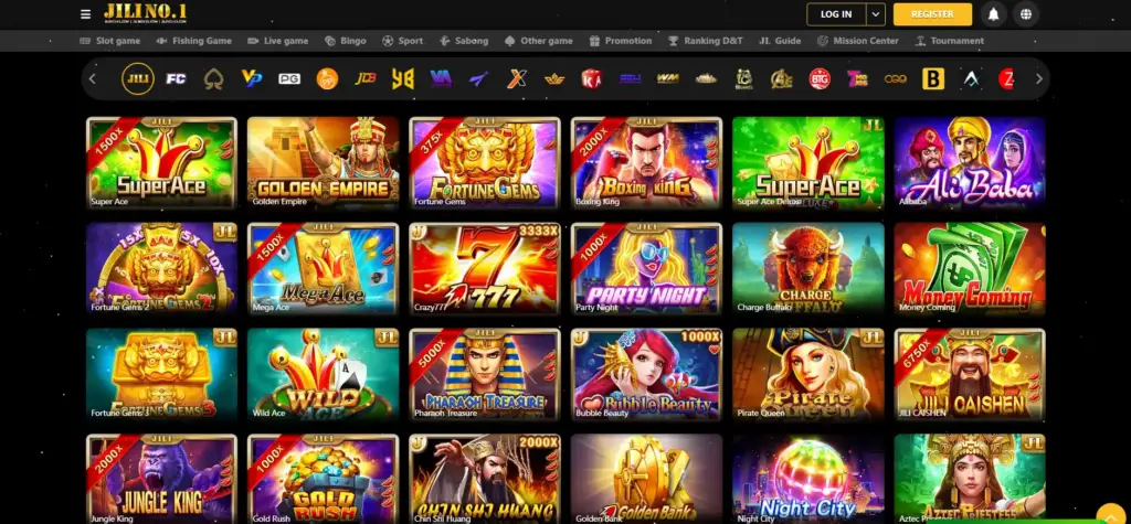 Jilino1 Casino JILI slot games page