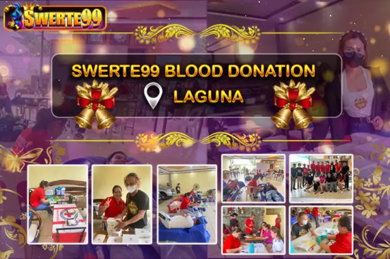 swerte99 casino blood donation picture