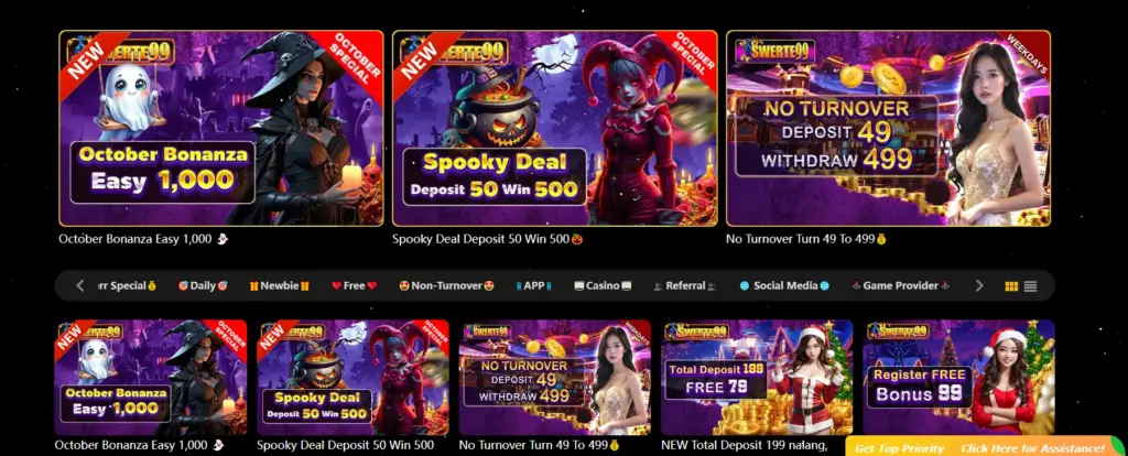 Swerte99 Casino offers VIP Rewards and Promotions