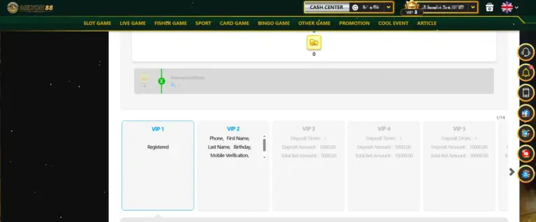 Milyon88 casino new member registration porcess for updating vip 2
