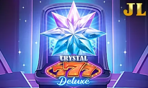 Crystal 777 Deluxe slot game cover with bonus symbols and jackpot feature