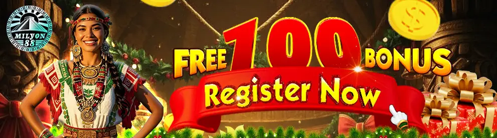 Milyon88 Casino welcome bonus free 100 for new members promotion