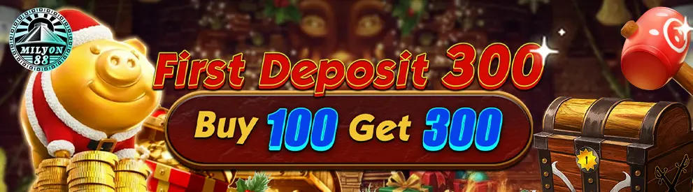 Milyon88 Casino welcome deposit bonus buy 100 get 300 promotion