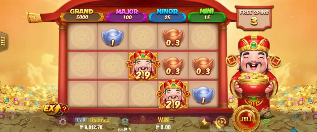 Money pot deluxe slot game screenshot